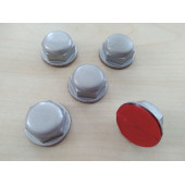 BİJON KAPAĞI GRİ 5 PARÇALI (AÇIKLAMAYI OKUYUN) SÜS AMAÇLI BİJON KAPAĞI, BİJON CİVATASI - 1