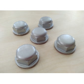 BİJON KAPAĞI GRİ 5 PARÇALI (AÇIKLAMAYI OKUYUN) SÜS AMAÇLI BİJON KAPAĞI, BİJON CİVATASI - 2