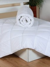 LÜX COMFORT ÇİFT KİŞİLİK   ANTİALERJİK  MİCROFIBER   BEYAZ YORGAN YORGAN 195X215CM ÖLÇÜSÜNDE - 2