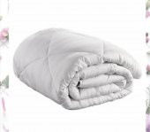 LÜX COMFORT ÇİFT KİŞİLİK   ANTİALERJİK  MİCROFIBER   BEYAZ YORGAN YORGAN 195X215CM ÖLÇÜSÜNDE - 5
