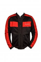 Venom Urban Yazlık Fileli Motosiklet Montu (Kırmızı) - 1