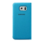 Samsung Galaxy S6 Orjinal S-View Cover (Tekstil) - Mavi EF-CG920BLEGWW thumbnail 3