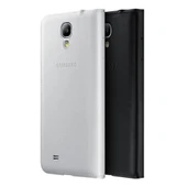 Samsung i9500 Galaxy S4 Kılıf Orjinal S-View Cover (Deri) - Beyaz EF-MI950B thumbnail 7