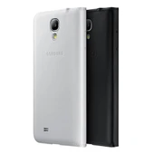 Samsung i9500 Galaxy S4 Kılıf Orjinal S-View Cover (Deri) - Beyaz EF-MI950B thumbnail 6
