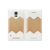 Samsung Galaxy S5 Nicholas Kırkwood Flip Wallet Orjinal Kılıf Altın Desenli EF-WG900RLEGWW thumbnail 4