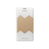 Samsung Galaxy S5 Nicholas Kırkwood Flip Wallet Orjinal Kılıf Altın Desenli EF-WG900RLEGWW thumbnail 1