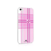 White Diamonds iPhone SE/5S/5 Swarovski Knox Desenli Kılıf - Pembe (Outlet) - 3