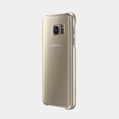Samsung Galaxy S7 Clear Back Cover Orjinal Kılıf - Altın EF-QG930CFEGWW thumbnail 3