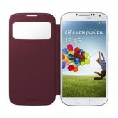 Samsung Galaxy S4 Orjinal S View Cover Kılıf - Kırmızı EF-CI950BREGWW (Outlet) - 4