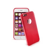 Cellular Line iPhone 6S Plus/6 Plus Class Suni Deri Kılıf Kırmızı CLASSIPH655R thumbnail 1