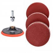 Cırt Zımpara Seti + Matkap Aparatı 115 mm 14 PARÇA - 1