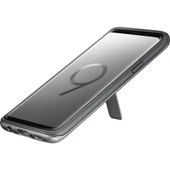 Samsung Galaxy S9 Orjinal Protective Stanting Cover Gümüş - EF-RG960CSEGWW(Outlet) thumbnail 3