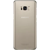 Samsung Galaxy S8 Plus Orjinal Clear Cover Gold - EF-QG955CFEGWW (Outlet) thumbnail 2