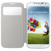 Samsung i9500 Galaxy S4 Orjinal S View Cover Kılıf- Beyaz EF-CI950BWEGWW thumbnail 5