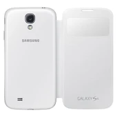 Samsung i9500 Galaxy S4 Orjinal S View Cover Kılıf- Beyaz EF-CI950BWEGWW thumbnail 4