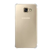 Samsung A710F Galaxy A7 (2016) Orjinal Clear View Cover Altın EF-ZA710CFEGWW thumbnail 5