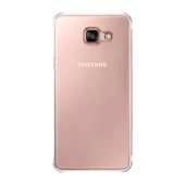 Samsung A710F Galaxy A7 (2016) Orjinal Clear View Cover Pembe EF-ZA710CZEGWW thumbnail 8