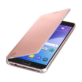 Samsung A710F Galaxy A7 (2016) Orjinal Clear View Cover Pembe EF-ZA710CZEGWW thumbnail 4