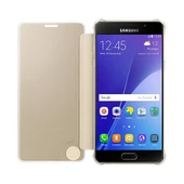 Samsung A510F Galaxy A5 (2016) Orjinal Clear View Cover Altın EF-ZA510CFEGWW thumbnail 3