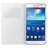 Samsung G7100 Galaxy Grand 2 Orjinal S View Cover Kılıf -Beyaz EF-CG710BWEGWW - 6