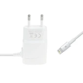 Taks Lightning Dahili Kablo Seyahat Şarj 1000mAh - 2SCT2001B thumbnail 3