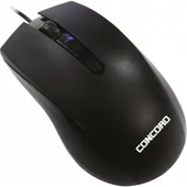 Concord C-17 Kablolu Optik Mouse - Siyah - 2