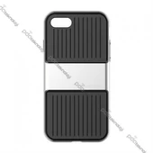 Baseus Apple iPhone 7 / 8 Plus Travel Series Case Kılıf - Light Silver thumbnail 1