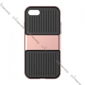 Baseus Apple iPhone 7 / 8 Plus Travel Series Case Kılıf - Roze Gold thumbnail 2
