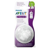 Philips Avent Natural Biberon Emziği No:2 2'li 1 Ay+ - 1