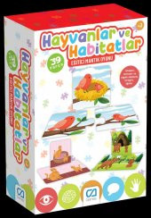 Ca Games Eğitici ve Öğretici Hayvanlar ve Habitatlar 39 Parça Mantık Oyunu - 1