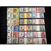 18 DESTE KARIŞIK EURO - DOLAR VE TL GEÇERSİZ PARALAR - 1
