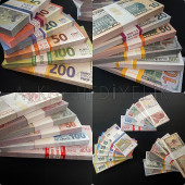 18 DESTE KARIŞIK EURO - DOLAR VE TL GEÇERSİZ PARALAR - 3