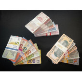18 DESTE KARIŞIK EURO - DOLAR VE TL GEÇERSİZ PARALAR - 9
