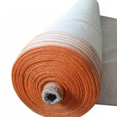 BEYAZ GÖLGELİK FİLE 75CM X 10 METRE ÇİT FİLESİ 75 GÖLGE KORUMA BEYAZ 75LİK BAHÇE ÇİTİ - 1
