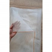 BEYAZ GÖLGELİK FİLE 75CM X 10 METRE ÇİT FİLESİ 75 GÖLGE KORUMA BEYAZ 75LİK BAHÇE ÇİTİ - 5