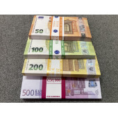 YENİ 400 ADET EURO 50-100 -200 VE 500 EURO GEÇERSİZ PARA EĞLENCE PARASI - 4