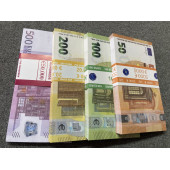 YENİ 400 ADET EURO 50-100 -200 VE 500 EURO GEÇERSİZ PARA EĞLENCE PARASI - 6