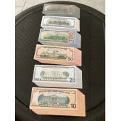 300 ADET KARMA DOLAR Geçersiz Düğün Film Dizi Paraları - 4