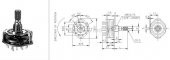 Rotary Switch 4 Kutup 3 Yol - 2