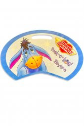 Çocuk Keyif Tepsisi Çalışma Masası Köpük Minderli Diz Tepsisi | Ahşap Diz Minderi Yastıklı Keyif Tepsisi Mavi 47x30 - 2