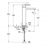 Artema Flo S Yüksek Lavabo Bataryası Krom A41940 thumbnail 2
