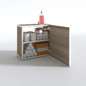 Kenzlife banyo ecza dolabı susanin crd 39*39*20 mutfak komodin (m) kapaklı arkalıksız thumbnail 3