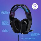 Logitech G335 Siyah Mikrofonlu Oyuncu Kulaklığı - 6