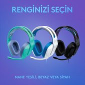 Logitech G335 Siyah Mikrofonlu Oyuncu Kulaklığı - 7
