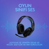 Logitech G335 Siyah Mikrofonlu Oyuncu Kulaklığı - 10