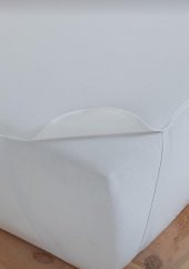AYHOME Çift  kişilik  Sıvı  Geçirmez Pamuklu  Yatak Alezi  Yatak  Koruyucu  Köşeleri lastikli 160 x 200 cm - 8