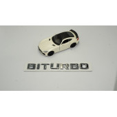 Biturbo Krom ABS Bagaj Yazı Logo - 2