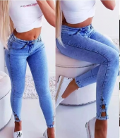 Paça Detay Slim Fit Kot - 1