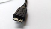 USB 3.0 Harici Disk Kablosu - 50 cm - Siyah - 1