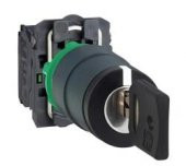 Schneider Electric XB5AG33, Kilitli Buton, 2NA, 2-0-1 Aç-Kapa, 22mm, Plastik Gövdeli thumbnail 2